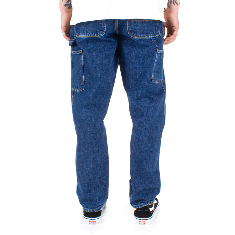 Carhartt WIP | Single Knee Pant Style # I032024-0106 Color : Blue (Stone Washed)