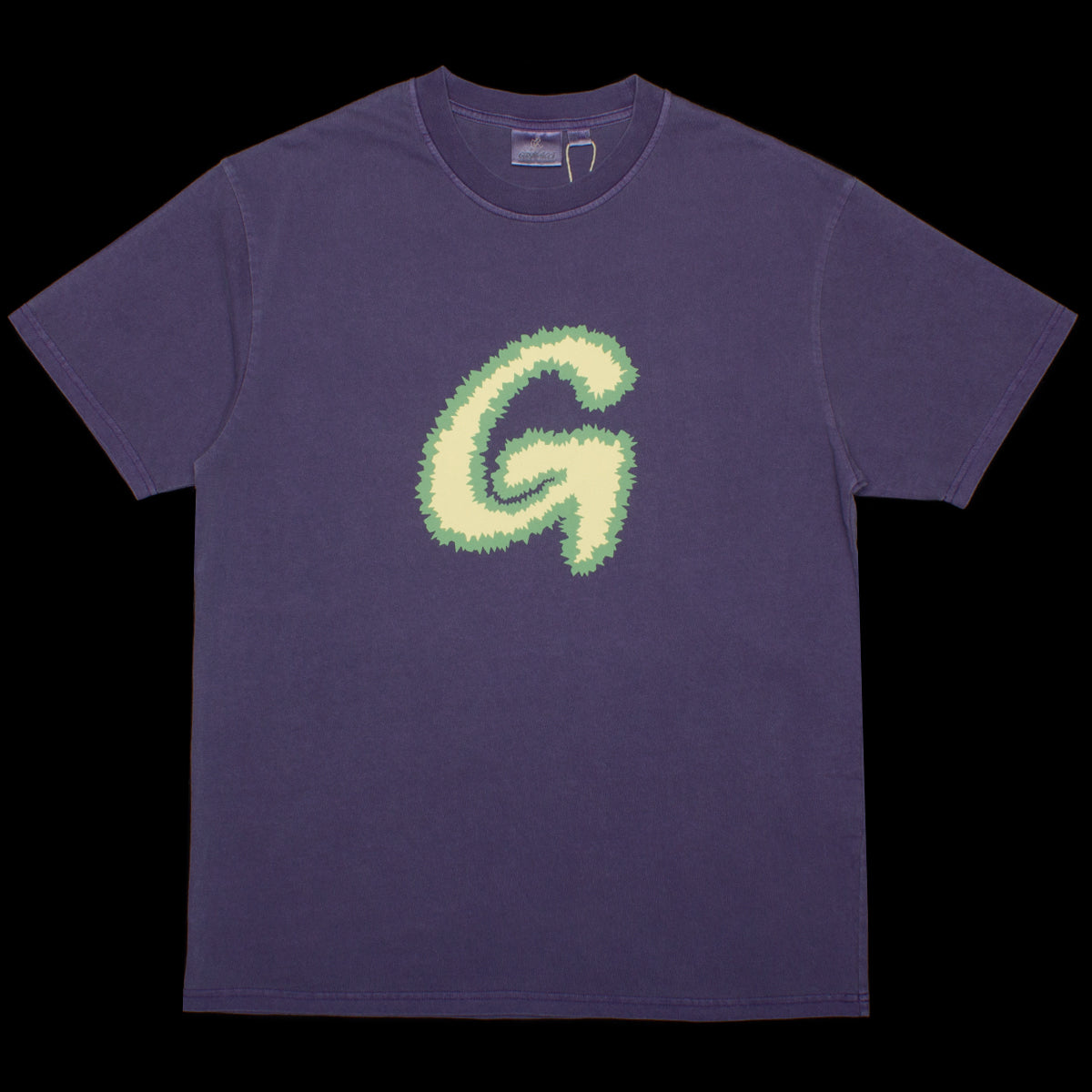 Gramicci Fuzzy G-Logo T-Shirt Style # G3SU-T042 Color : Purple Pigment
