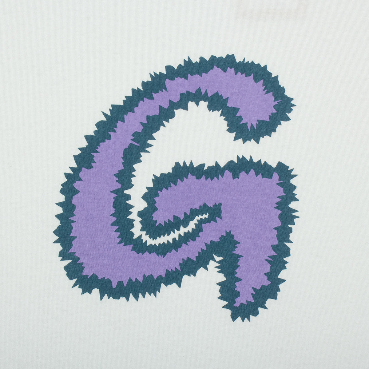 Gramicci Fuzzy G-Logo T-Shirt Style # G3SU-T042 Color : White