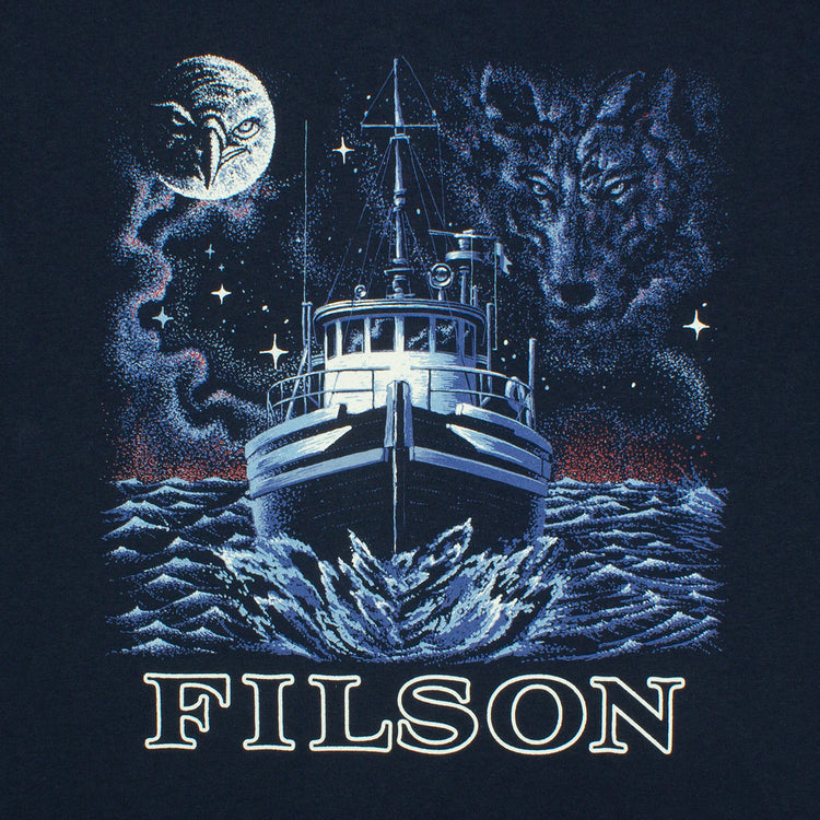 Filson Pioneer S/S T-Shirt Style # 20258133 Color : Ink Blue