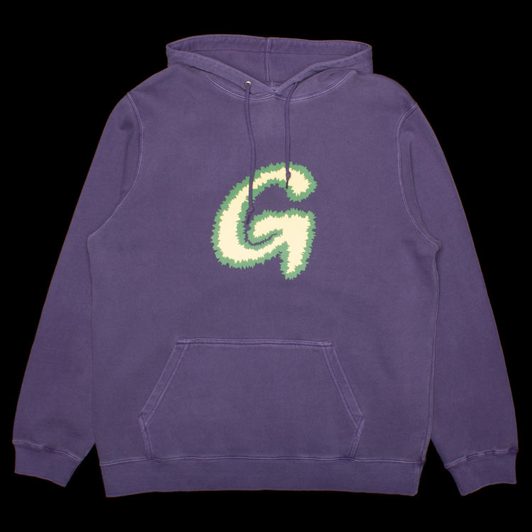 Gramicci Fuzzy G-Logo Hooded Sweatshirt Style # G3SU-J061 Color : Purple Pigment