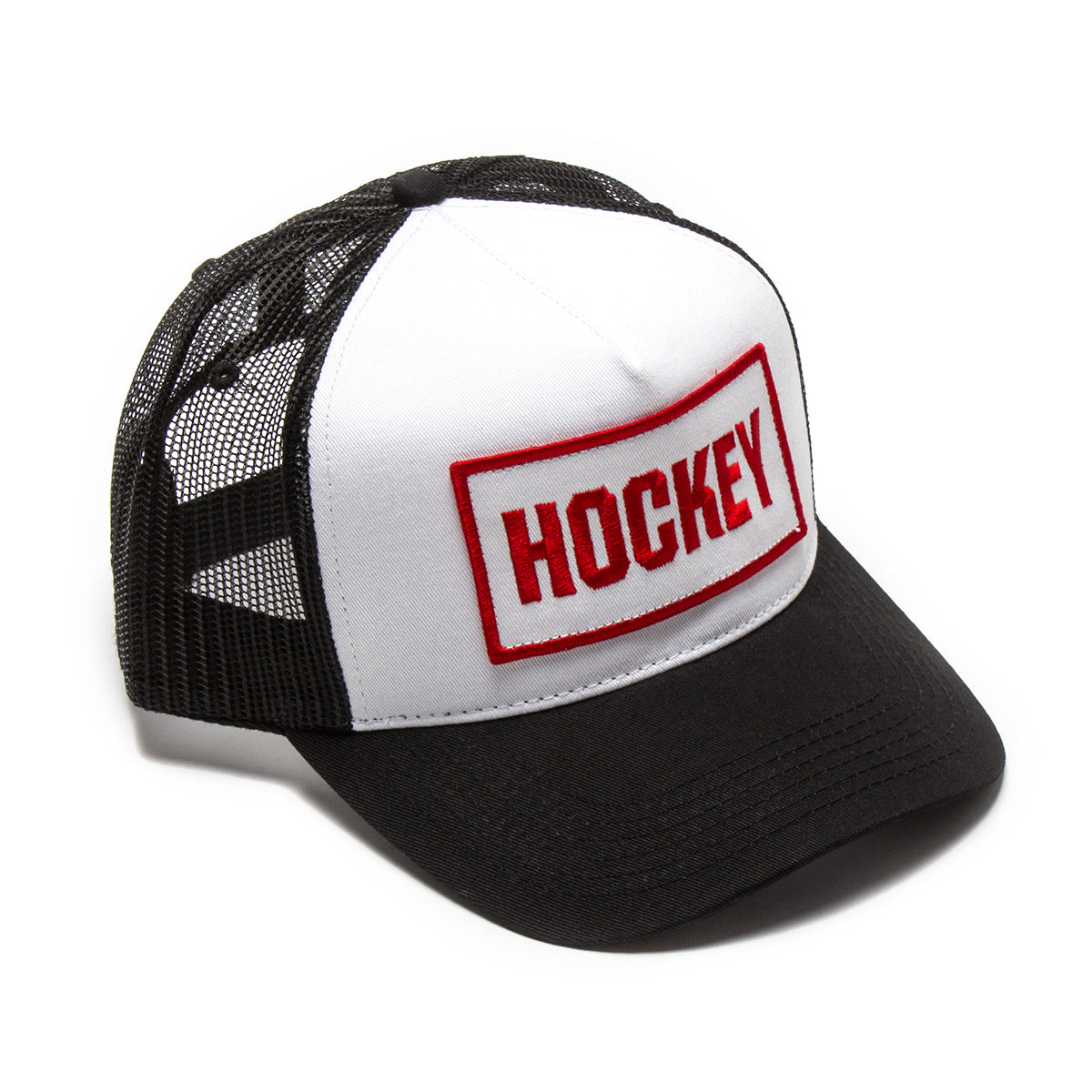 Hockey Truckstop Hat Color : Black / White