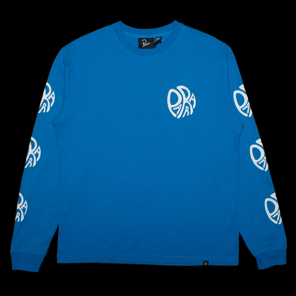 by Parra Circle Tweak Logo L/S T-Shirt Style # 49310 Color : Greek Blue