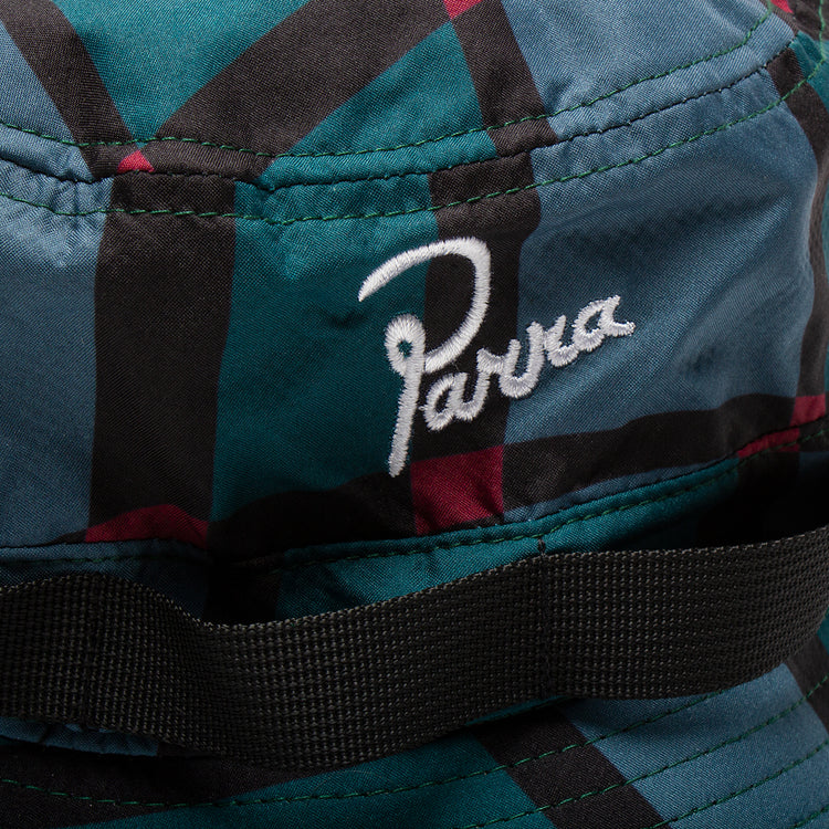 by Parra Squared Waves Pattern Safari Hat  Multi