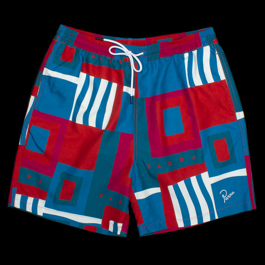 by Parra Hot Springs Pattern Swim Shorts Style # 49330 Color : Multi