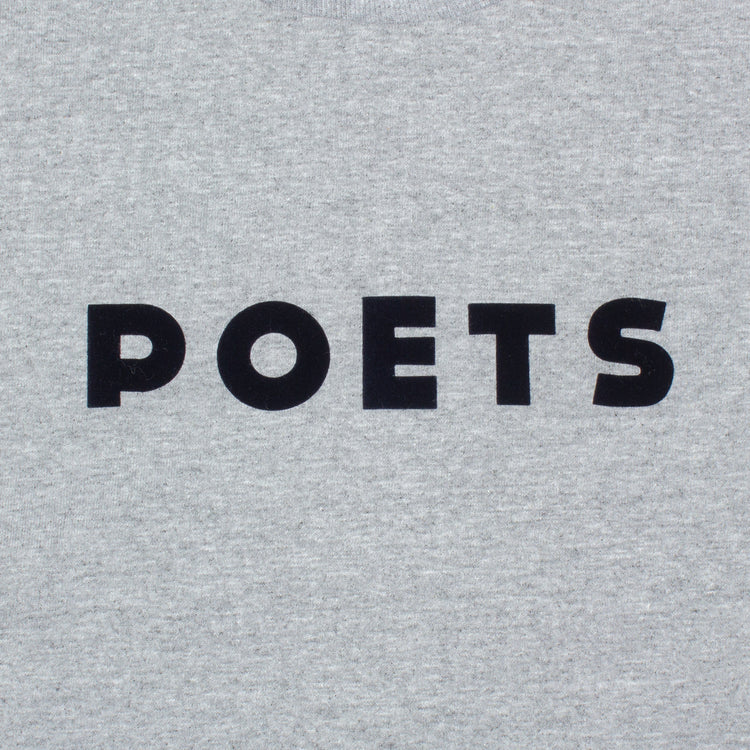 Poets Base L/S T-Shirt Heather Grey  Edit alt text