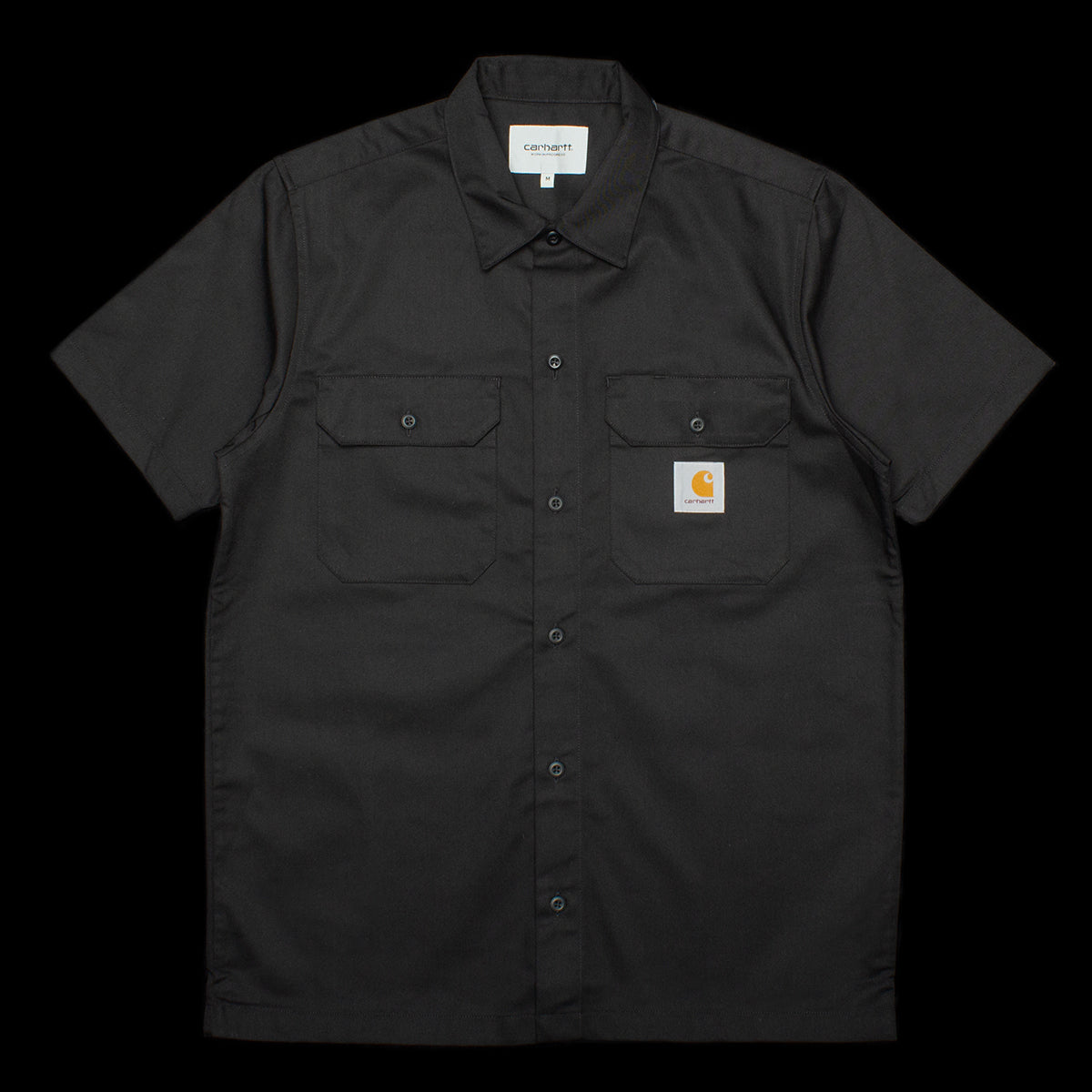 Carhartt WIP S/S Master Shirt Style # I027580-89XX Color : Black