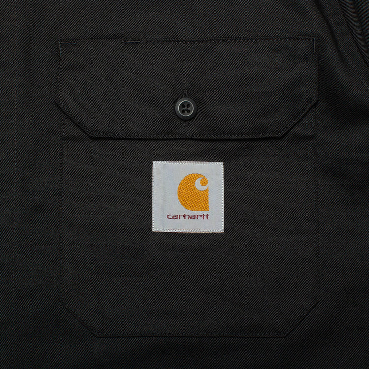 Carhartt WIP S/S Master Shirt Style # I027580-89XX Color : Black