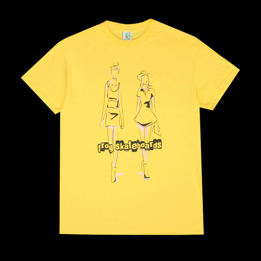 Frog Girl Bosses T-Shirt Yellow