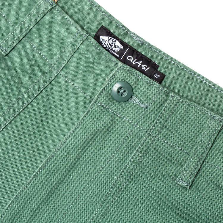 Vans x Quasi Loose Tapered Pant Style # VN0008MNYQW1 Color : Duck Green