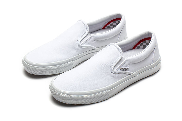 Vans Skate Slip-On Style # VN0A5FCAW001 Color : True White