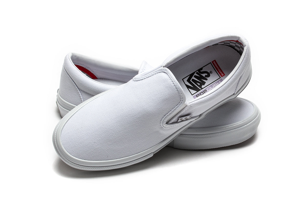 Vans Skate Slip-On Style # VN0A5FCAW001 Color : True White