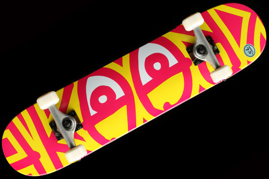 Big Eyes Yellow/Pink Complete Deck 7.5"