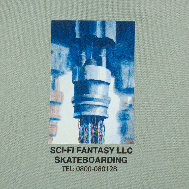Sci-Fi Fantasy | Machine Hoodie Color : Sage