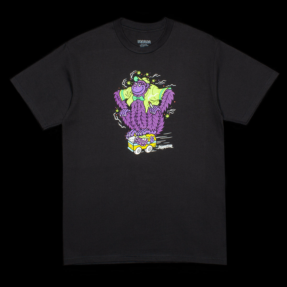 StrangeLove | Grape Ape T-Shirt Color : Black