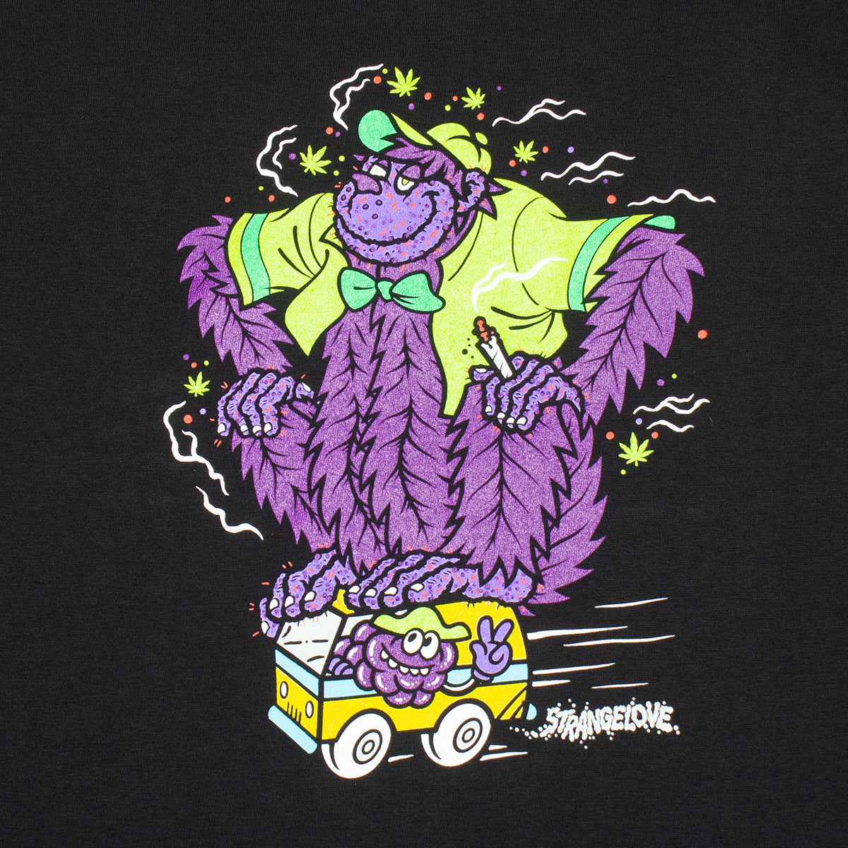 StrangeLove | Grape Ape T-Shirt Color : Black