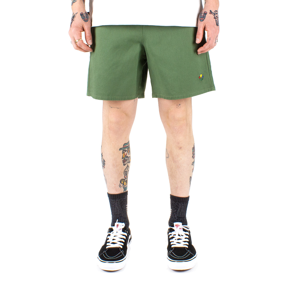 Noah Twill Shorts Color : Sage Green