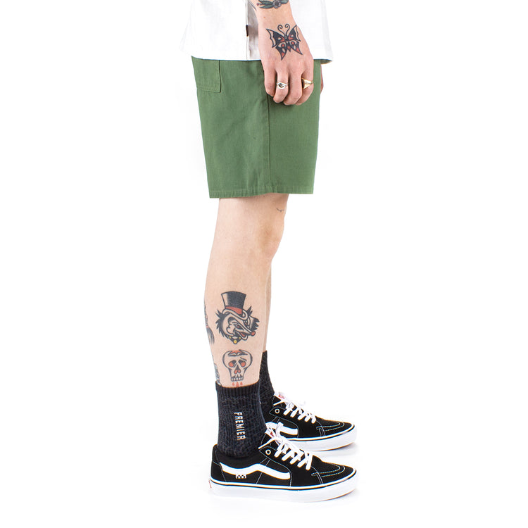 Noah Twill Shorts Color : Sage Green