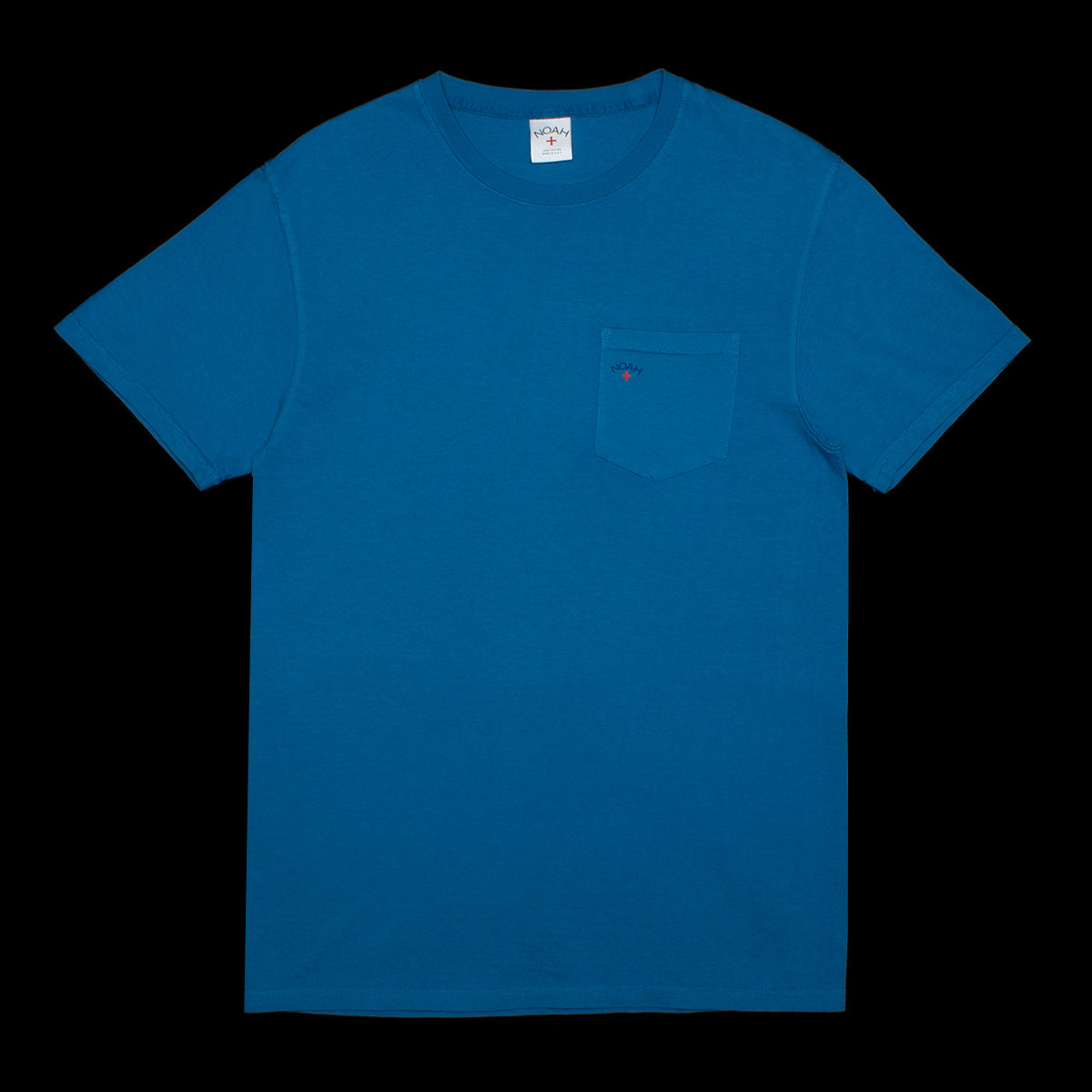 Noah Core Logo Pocket T-Shirt Color : Cornflower Blue