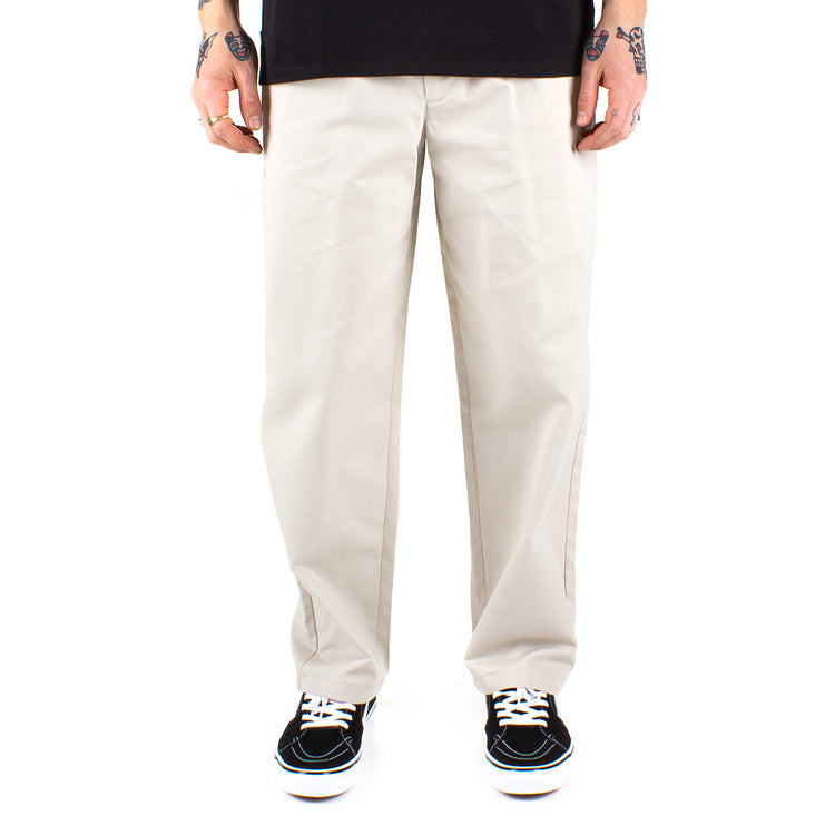 Noah Twill Double Pleated Pants Color : Ivory