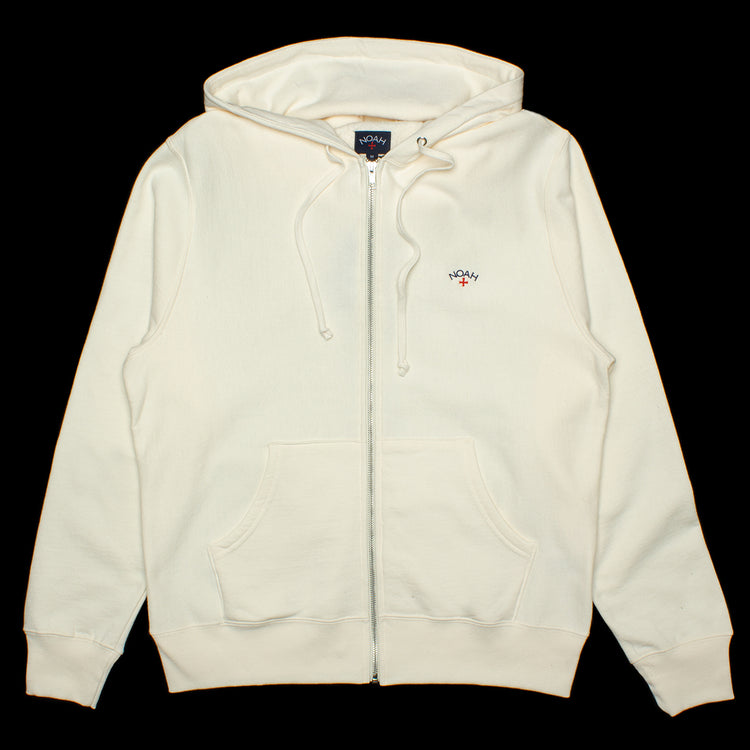 White lightweight zip up hoodie Clearance