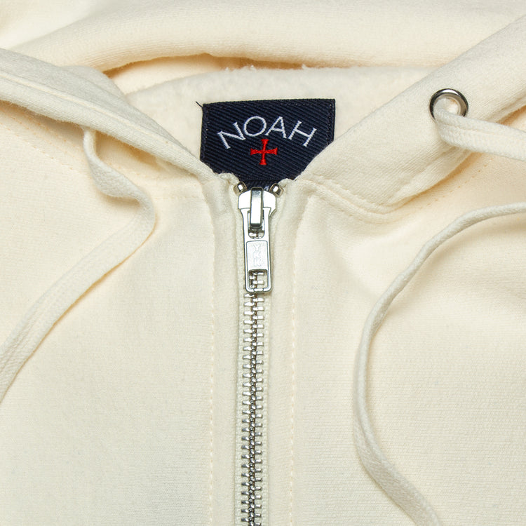 Noah Lightweight Zip-Up Hoodie Color : Cream