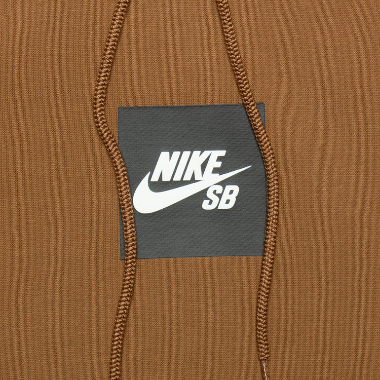 Nike SB Box Logo Hoodie Style # DV8839-270 Color : Ale Brown