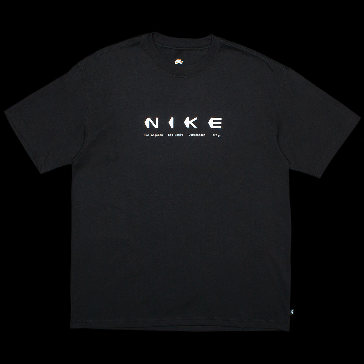 Nike SB City Info T-Shirt Style # DX9464-010 Color : Black