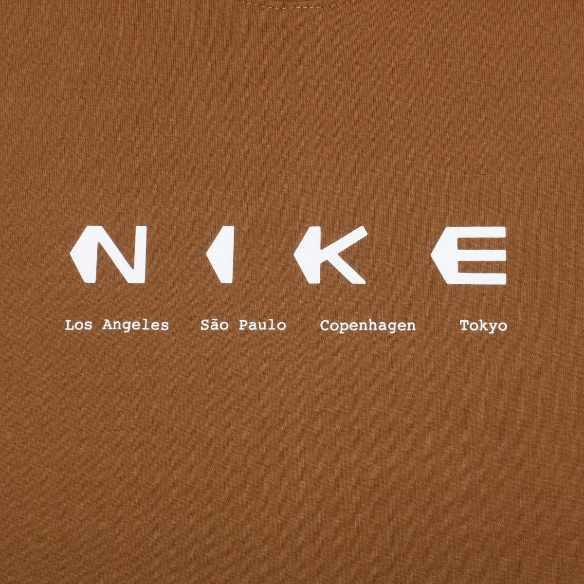 Nike SB City Info T-Shirt Style # DX9464-270 Color : Ale Brown