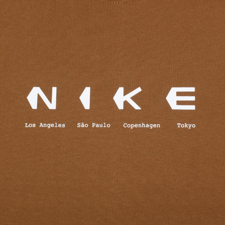 Nike SB City Info T-Shirt Style # DX9464-270 Color : Ale Brown