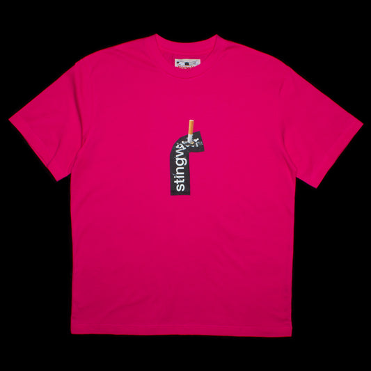 Cig & Sticker T-Shirt