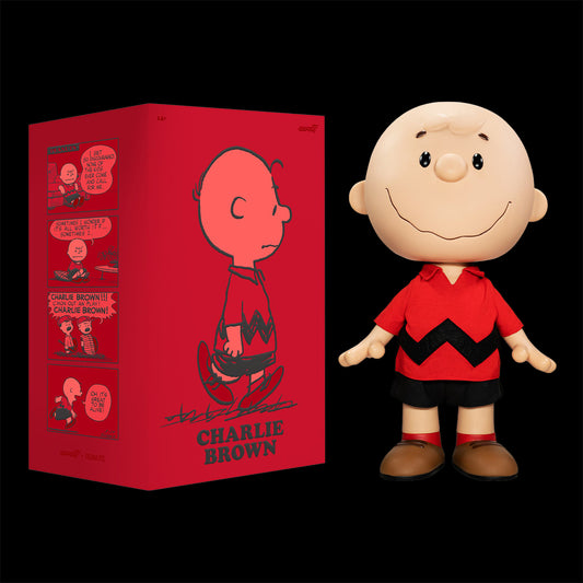 Super7 Peanuts Supersize - Charlie Brown (Red Shirt)