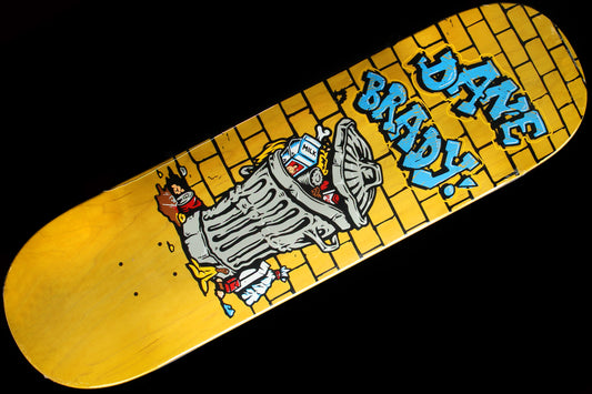 Dane Brady Thrash Can Yellow Deck 9"