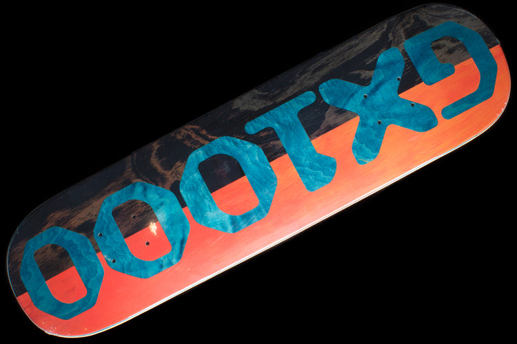 Split Veneer Black/Orange (Blue) Deck 8.25" & 8.5"