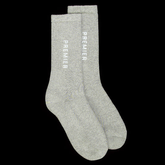 Premier Logo Crew Sock Grey