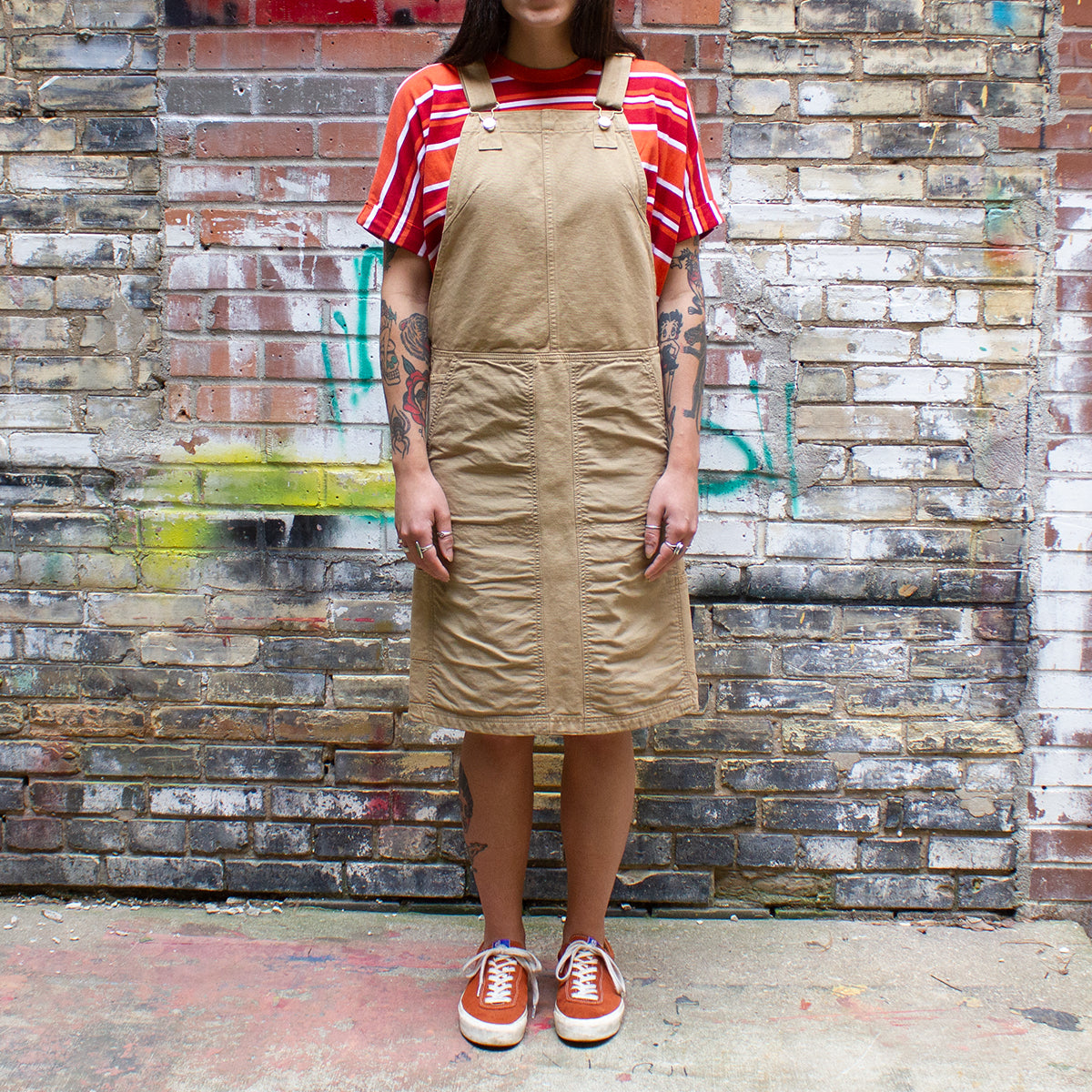 carhartt pleated dress Sacai x Carhartt pleated maxi dress Sacai