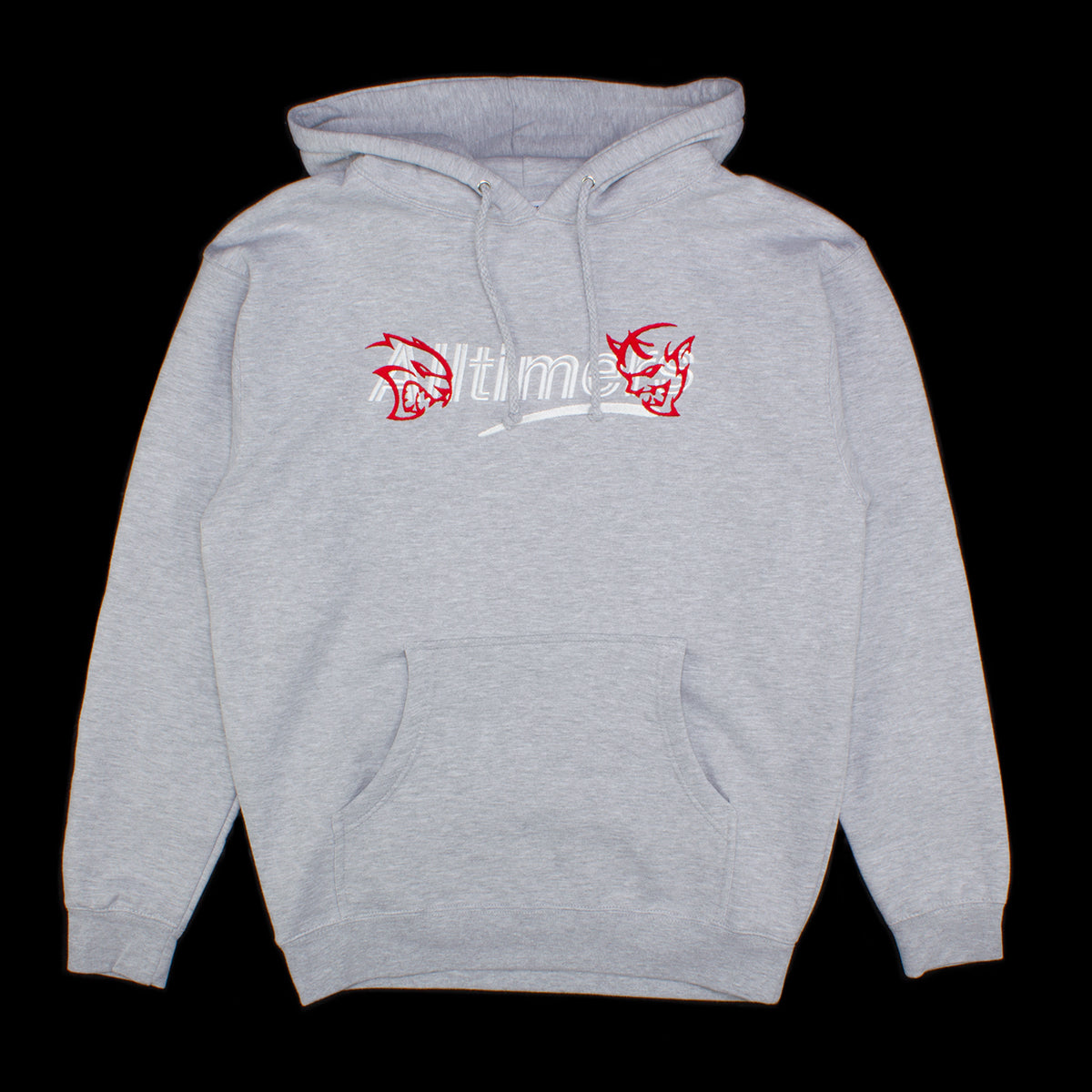 Alltimers Hell Demon Embroidered Hoodie