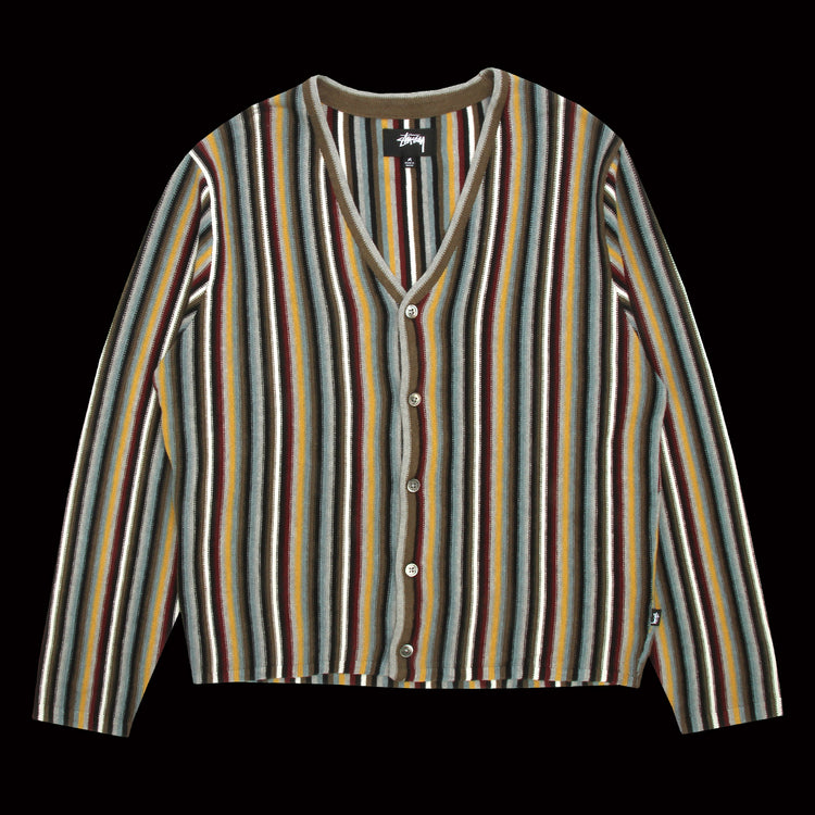 Stripe Pattern Cardigan