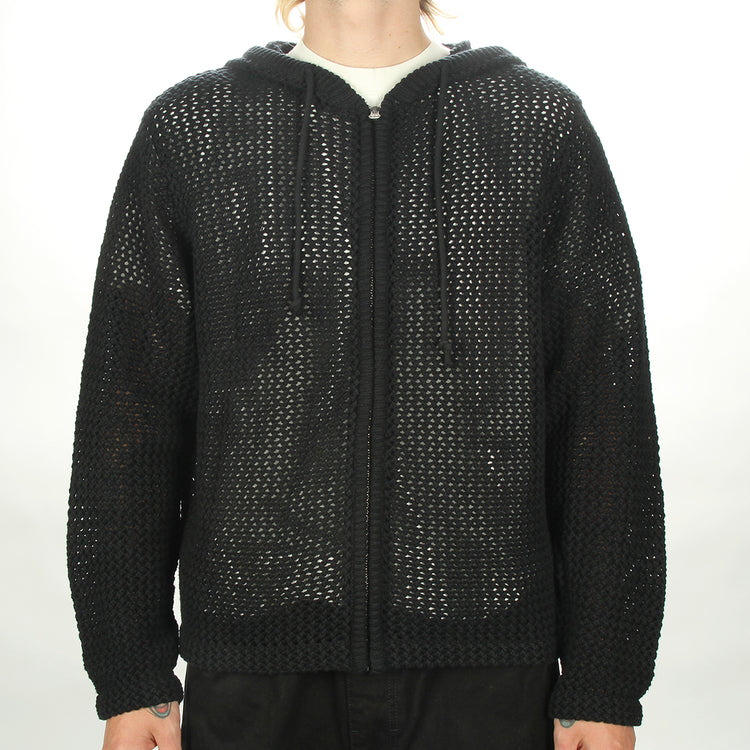 Mesh Zip Hood