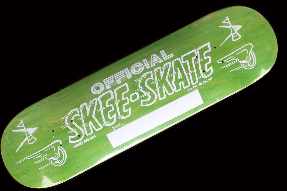 Skee-Skate Deck Green 8.5