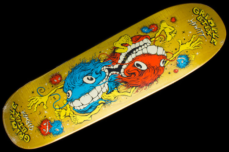 Hewitt Conjoined Twins Deck Yellow 9"