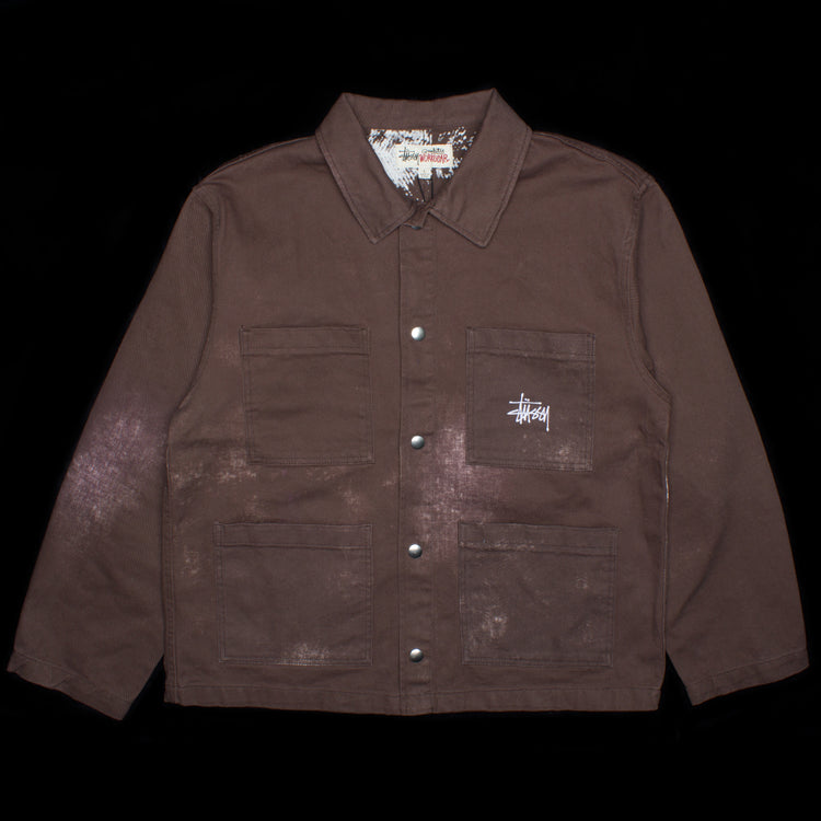 Stussy Spotted Bleach Chore Jacket