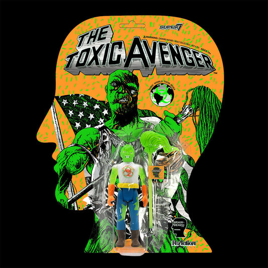 Super7 Toxic Avenger x Brain Dead ReAction Figure - Toxie (Glow)