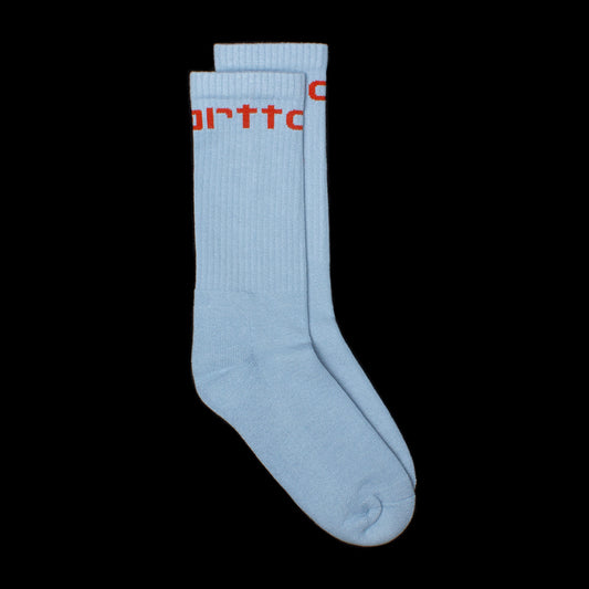 Carhartt WIP Carhartt Socks Style # I029422-13HXX Color : Misty Sky / Brick