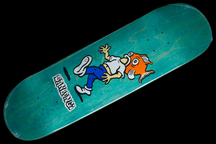 Sanbongi Fish Head Teal Deck 8.375" & 8.5"