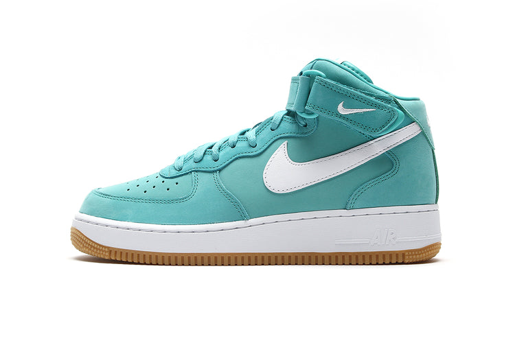 Nike Air Force 1 Mid Premium Washed Teal / White / Gum 