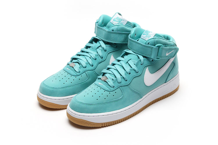 Nike Air Force 1 Mid Premium Washed Teal / White / Gum 