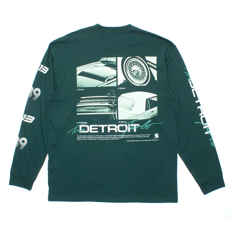 Carhartt WIP L/S Detroit Turbo T-Shirt Juniper