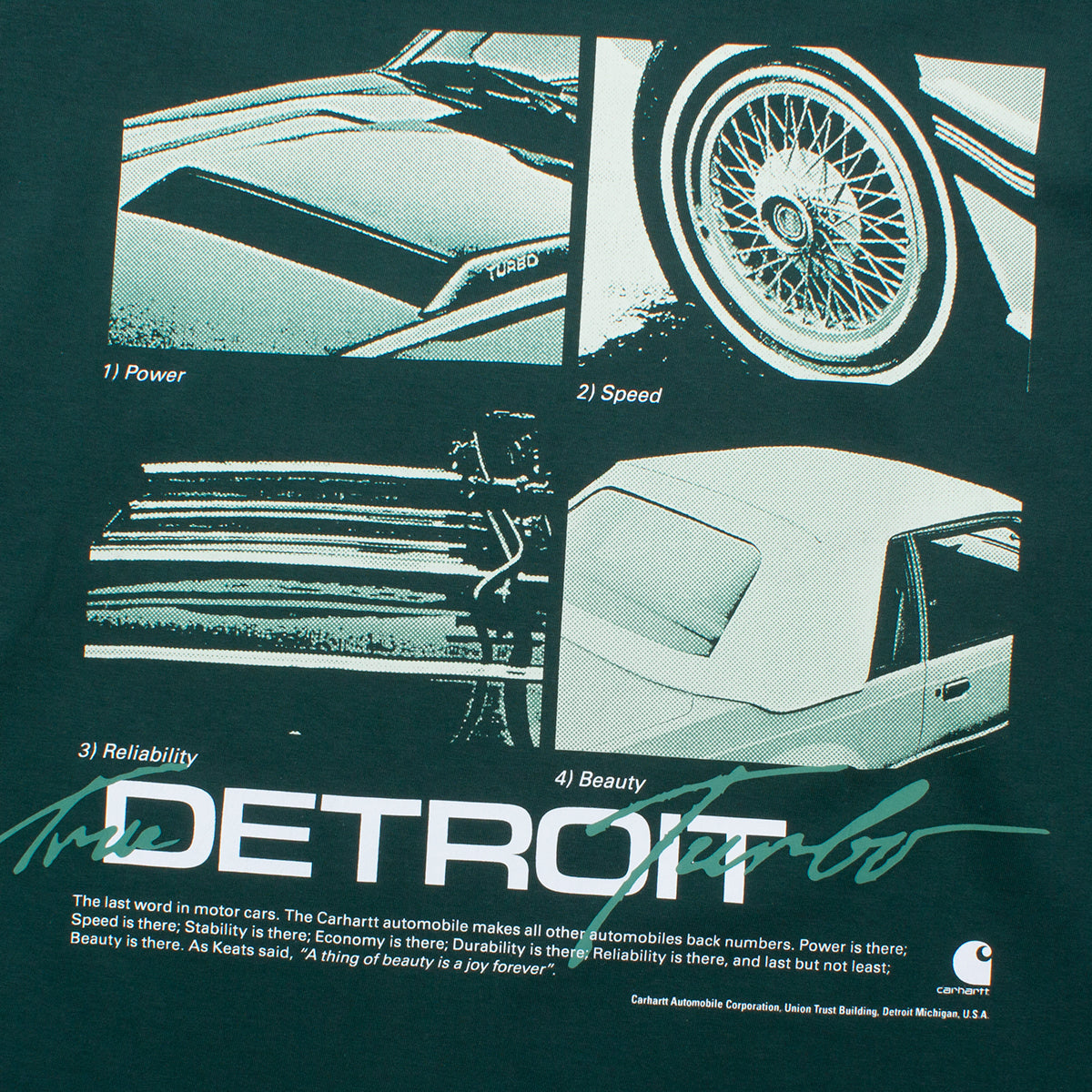 Carhartt WIP L/S Detroit Turbo T-Shirt Juniper