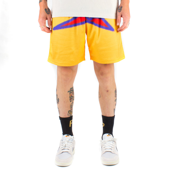 Carpet Company Bizarro Basketball Shorts Yellow